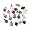 Natural & Synthetic Mixed Gemstone Pendants X-G-K335-05P-1