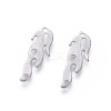 Non-Tarnish 201 Stainless Steel Filigree Joiners Links X-STAS-F231-082P-1