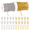 DIY Iron Cable Chains Necklaces/Bracelets Making Kits DIY-TA0011-77-1