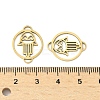 201 Stainless Steel Laser Cut Ring with Hamsa Hand Links STAS-P428-09G-3