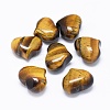 Natural Tiger Eye Heart Palm Stone LS-G-F637-11E-1