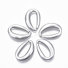 Spray Painted CCB Plastic Linking Rings CCB-R104-29-03-1