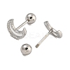 304 Stainless Steel Cartilage Earrings EJEW-B066-01B-P-2