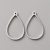 304 Stainless Steel Open Back Bezel Pendants FIND-WH0152-123G-1
