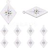 10Pcs 304 Stainless Steel Pendants STAS-NB0001-28-1