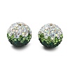 Gradient Color Design Polymer Clay Rhinestone Beads CLAY-NH0001-03A-1