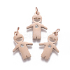 316 Surgical Stainless Steel Pendants STAS-L242-03RG-1