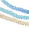 Transparent Painted Glass Beads Strands DGLA-A034-T2mm-A13-4