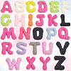 2Bags Opaque Resin 26 Letter Cabochons RESI-SC0006-17-6