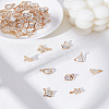 42Pcs 7 Styles Glass Rhinestone Pendants FIND-LP0006-43-1