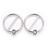 Alloy Buckle Clip PALLOY-WH0056-06P-1