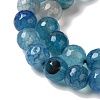 Dyed & Heated Natural Dragon Veins Agate Beads Strands G-P539-A01-03-4