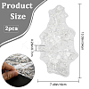 Flower Gauze & Sequin Embroidery Ornament Accessories DIY-WH0430-464B-2