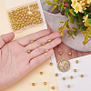 Brass Filigree Beads KK-DC0001-24-4