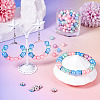 Glass Pearl & Glass Rhinestone Spacer Beads Making Findings Kits DIY-TA0010-41-7