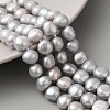 Dyed Natural Cultured Freshwater Pearl Beads Strands PEAR-A006-10G-3