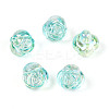 Electroplate Transparent Acrylic Beads PACR-CJC0008-08B-1