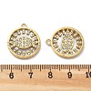 PVD Vacuum Plating 304 Stainless Steel Shell Pendants STAS-R150-10G-3