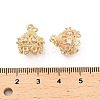 Brass Micro Pave Cubic Zirconia Multi-Strand Links LS-KK-B133-06G-02-3