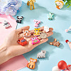 12Pcs 12 Styles Food Grade Silicone Focal Beads SIL-TA0002-62-7