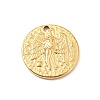 304 Stainless Steel Pendants STAS-I334-10G-1