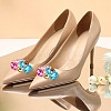 Acrylic & Alloy Shoe Buckle AJEW-WH20033-079B-G-5