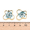304 Stainless Steel Epoxy Resin Pendants STAS-T072-23-4