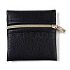 Imitation Leather Jewelry Storage Zipper Bags ABAG-G016-01A-05-1