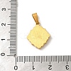 Ion Plating(IP) 304 Stainless Steel Pendants STAS-C103-12G-3
