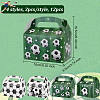 12Pcs 4 Styles Rectangle Football Print Paper Storage Candy Boxes CON-WH0095-58-2