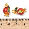 Alloy Enamel Fruit Pendants ENAM-B037-11G-01-3
