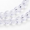 Transparent Glass Bead Strands X-GLAA-G013-10mm-72-3