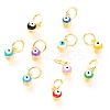 Brass Enamel Pendants KK-Y001-02C-G-1