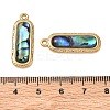 Natural Paua Shell Pendants SA-CBA11D7-25B-G-3