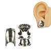U-Shaped Brass and Alloy Ear Tunnels FS-WG0A997-10-2