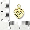 Brass Micro Pave Colorful Cubic Zirconia Pendants KK-H475-14G-02-3