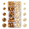 192Pcs Natural Unfinished Wood Beads WOOD-YW0001-47-1