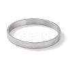 Non-Tarnish 304 Stainless Steel Grooved Star Bangles BJEW-F464-14P-1