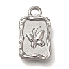 Anti-Tarnish 304 Stainless Steel Pendants STAS-P371-104P-1