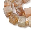 Natural Arusha Sunstone Beads Strands G-G053-B16-01-4