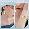 30Pcs 2 Colors Tibetan Style Alloy Bead Frame TIBE-YW0001-63-6
