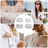 4 Bags 4 Styles Polyester Embroidery Lace Ribbons OCOR-MA0001-01-5