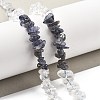 Natural Quartz Crystal & Iolite Beads Strands G-L610-A30-01-2