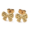 Ion Plating(IP) 304 Stainless Steel Stud Earrings Findings STAS-M323-12G-1