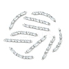 SHEGRACE Brass Pave Clear Cubic Zirconia Connector Charms XGRQ3P287-641P-1