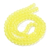 Baking Paint Transparent Glass Bead Strands X-GLAA-S031-6mm-30-4