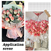 114Pcs Square Cotton Flower Bouquet Wrapping Paper Decoration AJEW-SP0004-30C-7
