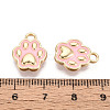 Light Gold Tone Alloy Enamel Pendants FIND-N011-19KCG-3