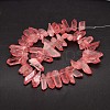 Natural Quartz Crystal Beads Strands G-A142-06C-2