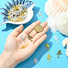 60Pcs 5 Colors Tibetan Style Alloy Pendants FIND-SC0016-87-4